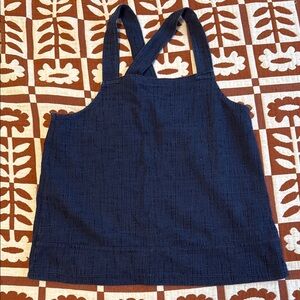 Madewell textured Navy Top